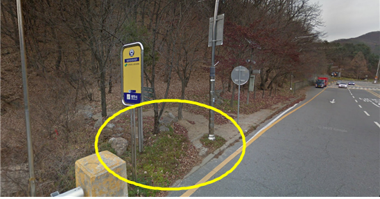 동문등산로 입구